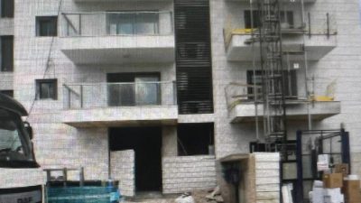 אתר הבנייה שבו התרחש האירוע: קרדיט: דוברות המשטרה